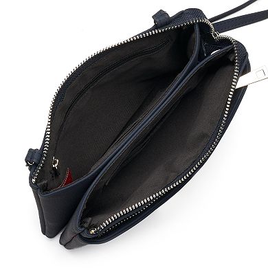 Apt. 9® Baxter RFID-Blocking Double Entry Crossbody Wallet 