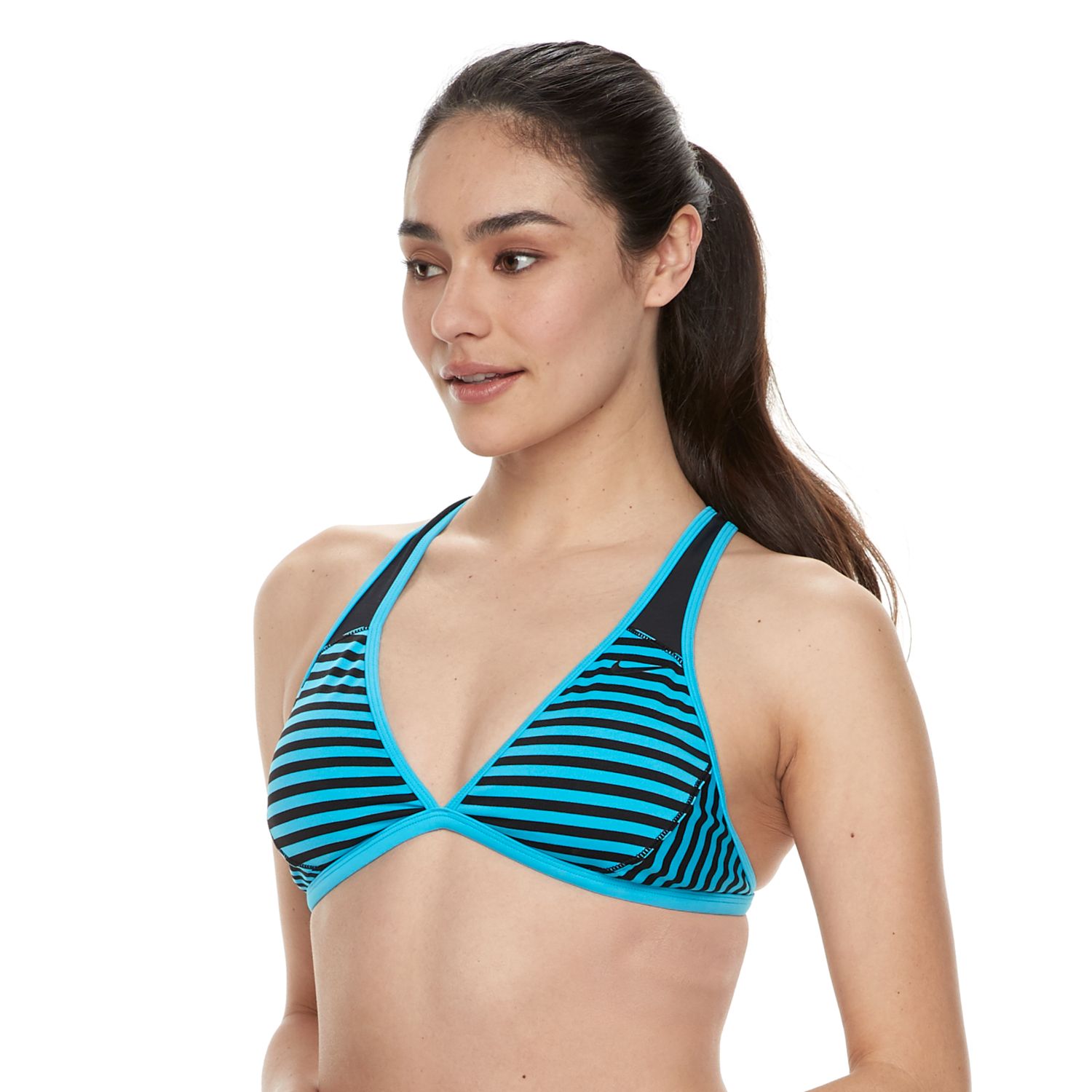 nike triangle bikini top