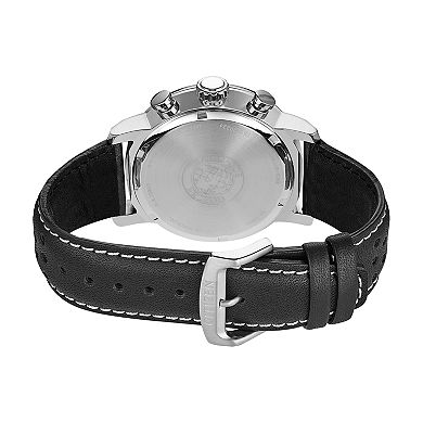 Citizen Eco-Drive Men's Brycen Leather Chronograph Watch - CA0649-14E