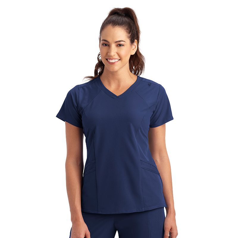 UPC 609953187921 product image for Women's Jockey Scrubs Performance RX Make Your Move Top, Blue | upcitemdb.com