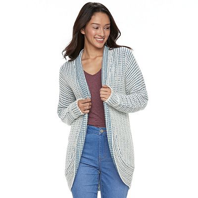 Juniors Pink Republic Dolman Cocoon Cardigan