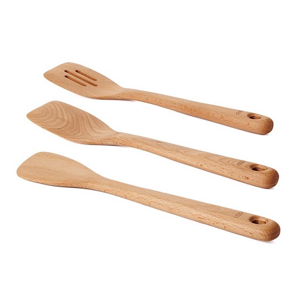 Wooden Cooking Utensils 3-Piece Set, Bamboo