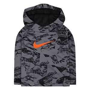 Boys 4-7 Nike Therma Abstract Logo Raglan Pullover Hoodie