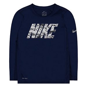 Boys 4-7 Nike Dri-FIT Mesh Paneled Graphic Tee