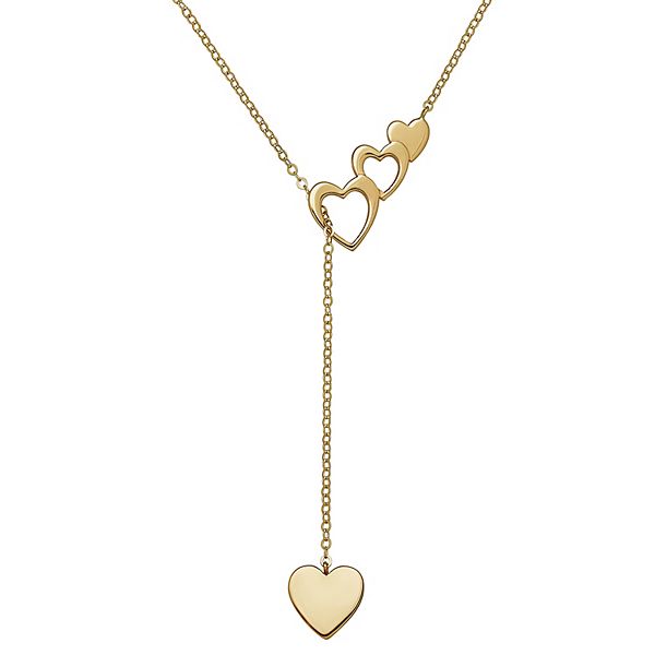 heart lariat necklace