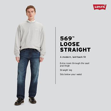 Men's Levi's® 569™ Stretch Loose-Fit Straight-Leg Jeans 