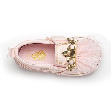 Vans Asher Princess Toddler Girl's Slip On Shoes