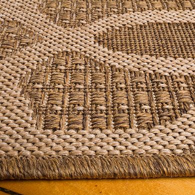 Natco Santorini Intertwined Fretwork Indoor Outdoor Rug