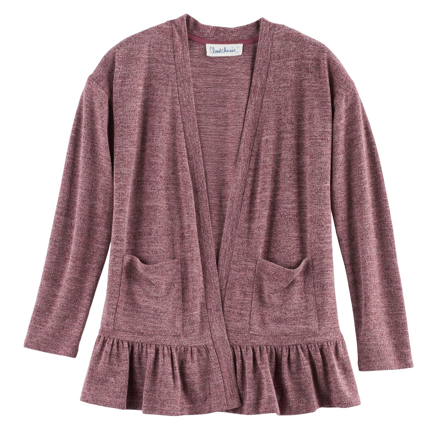 girls ruffle cardigan