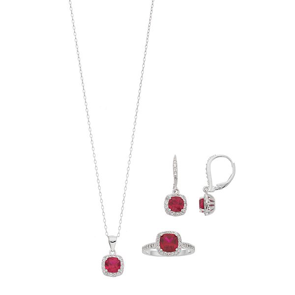 Kohls hot sale ruby earrings