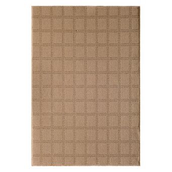 Loomaknoti Santorini Regular Plaid Geometric Indoor Outdoor Rug