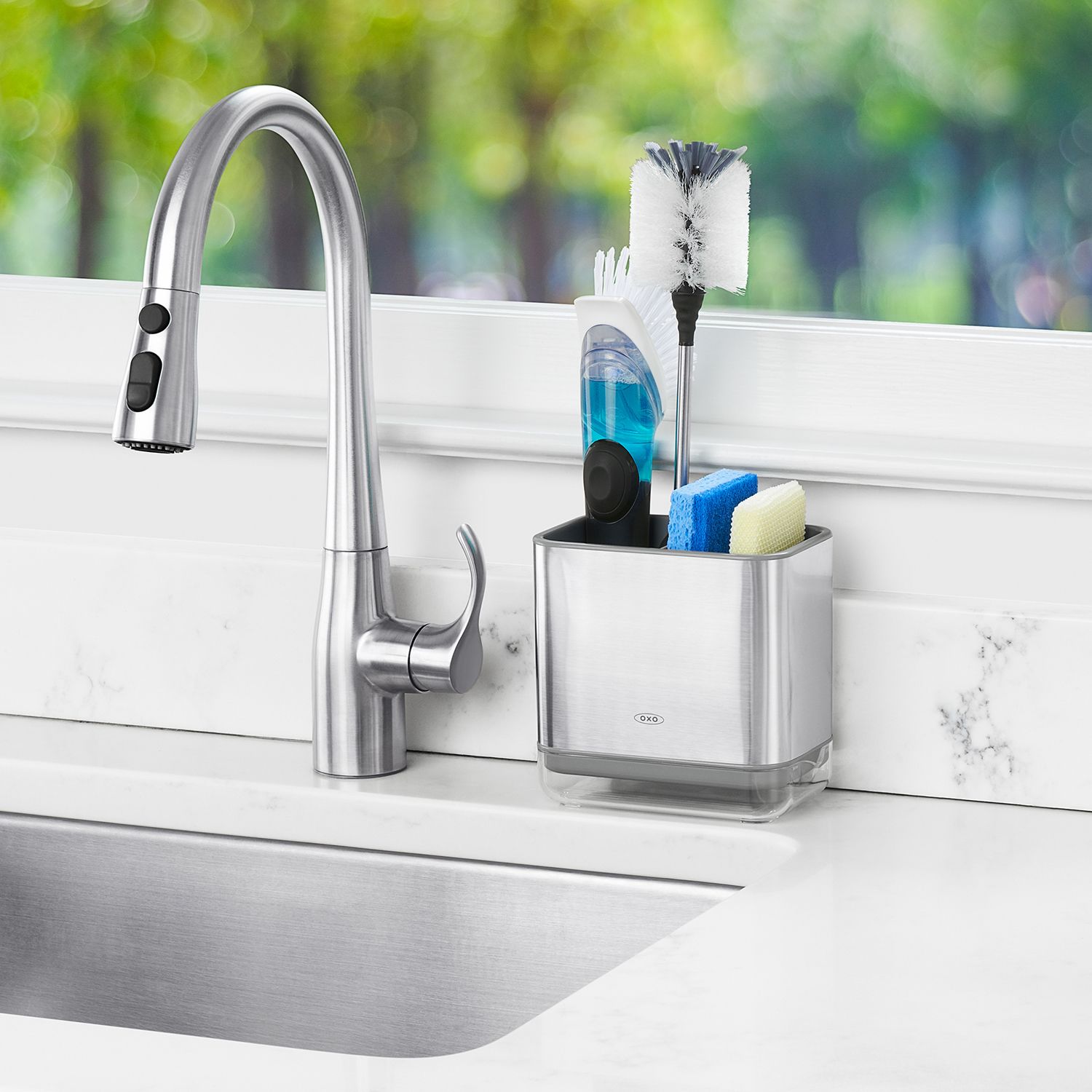 Oxo Good Grips Soap Dispenser & Stainless Steel Good Grips Sinkware