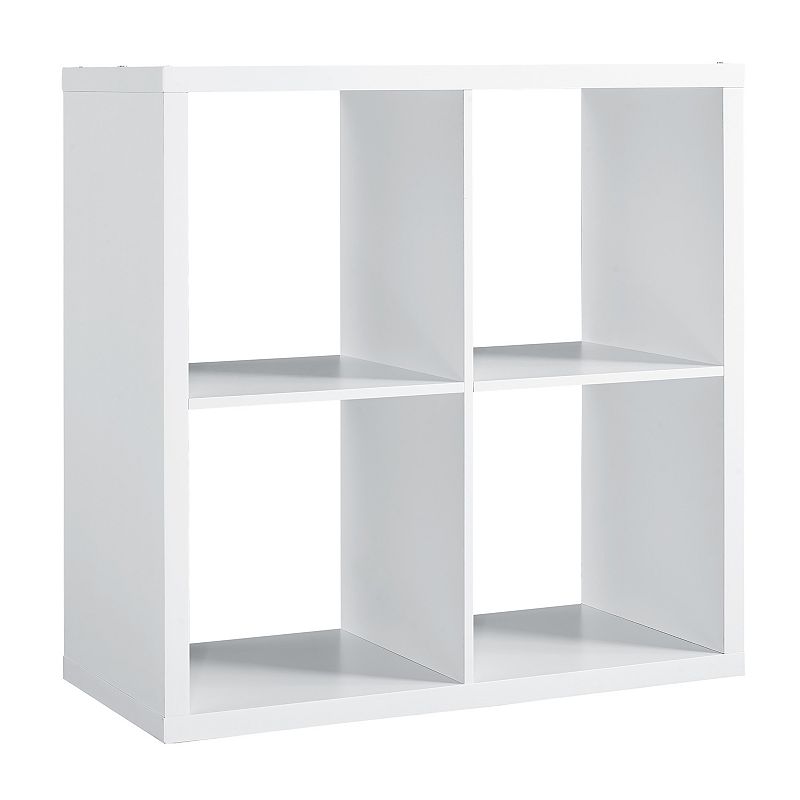 4-Cube Storage Cube Storage Unit, White