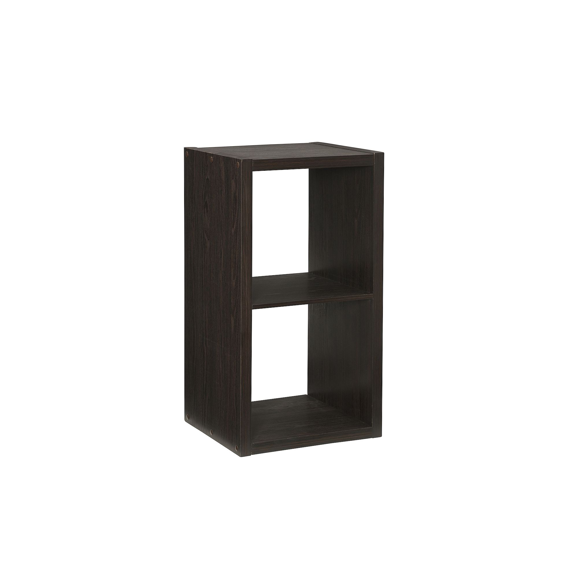 2-Cube Storage Cube Storage Unit, Brown