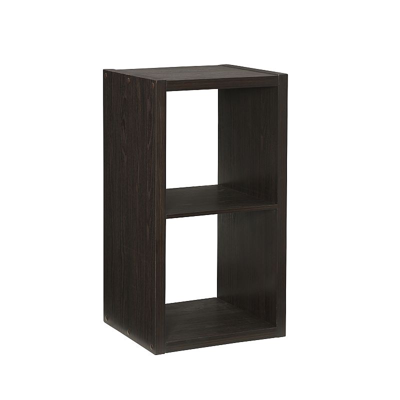 2-Cube Storage Cube Storage Unit, Brown