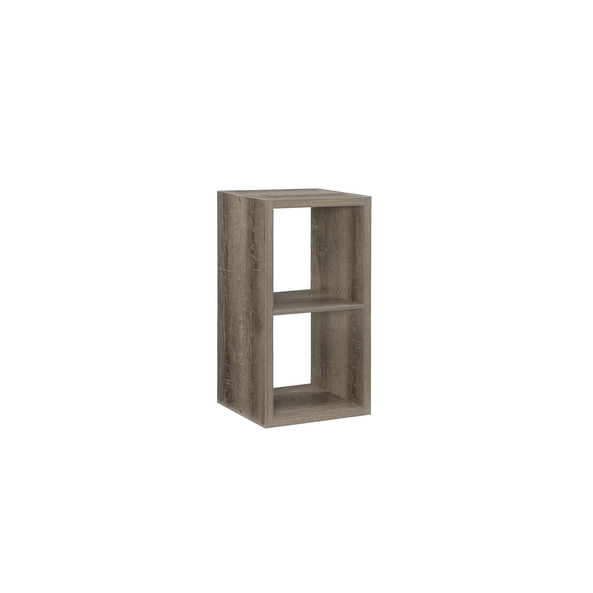 2-Cube Storage Cube Storage Unit, Gray