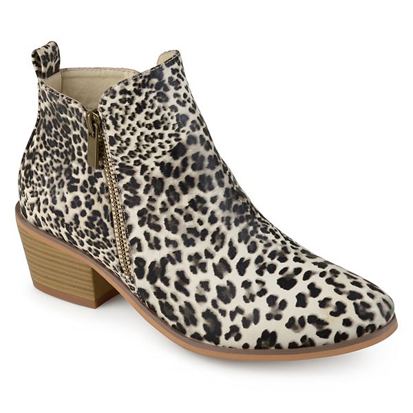Journee Collection Rebel Women's Ankle Boots – Leopard (11) – Deal ...