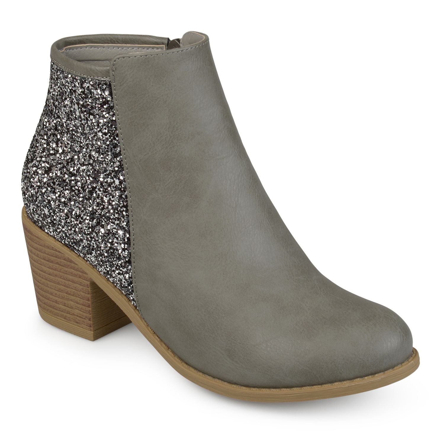 gray bootie boots