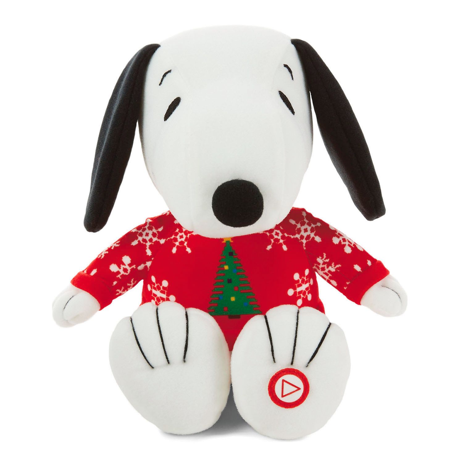 musical snoopy stuffed animal