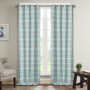 Madison Park Stetsen Diamond Printed Curtain