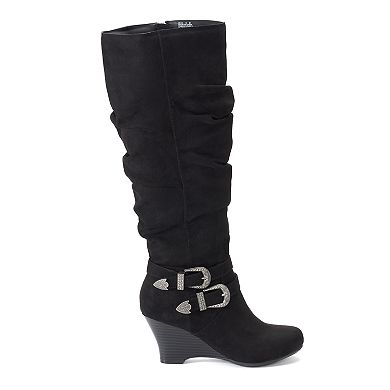 SO® Limousine Women's Tall Wedge Boots