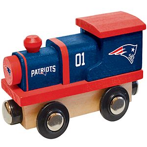 New England Patriots Baby Wooden Train Toy