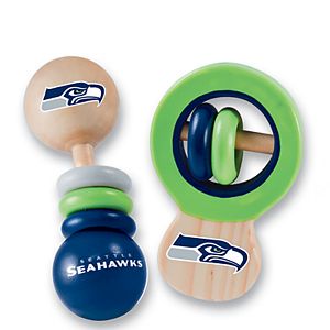 Seattle Seahawks Baby Rattle Set