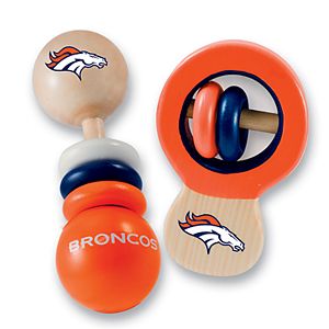 Denver Broncos Baby Rattle Set