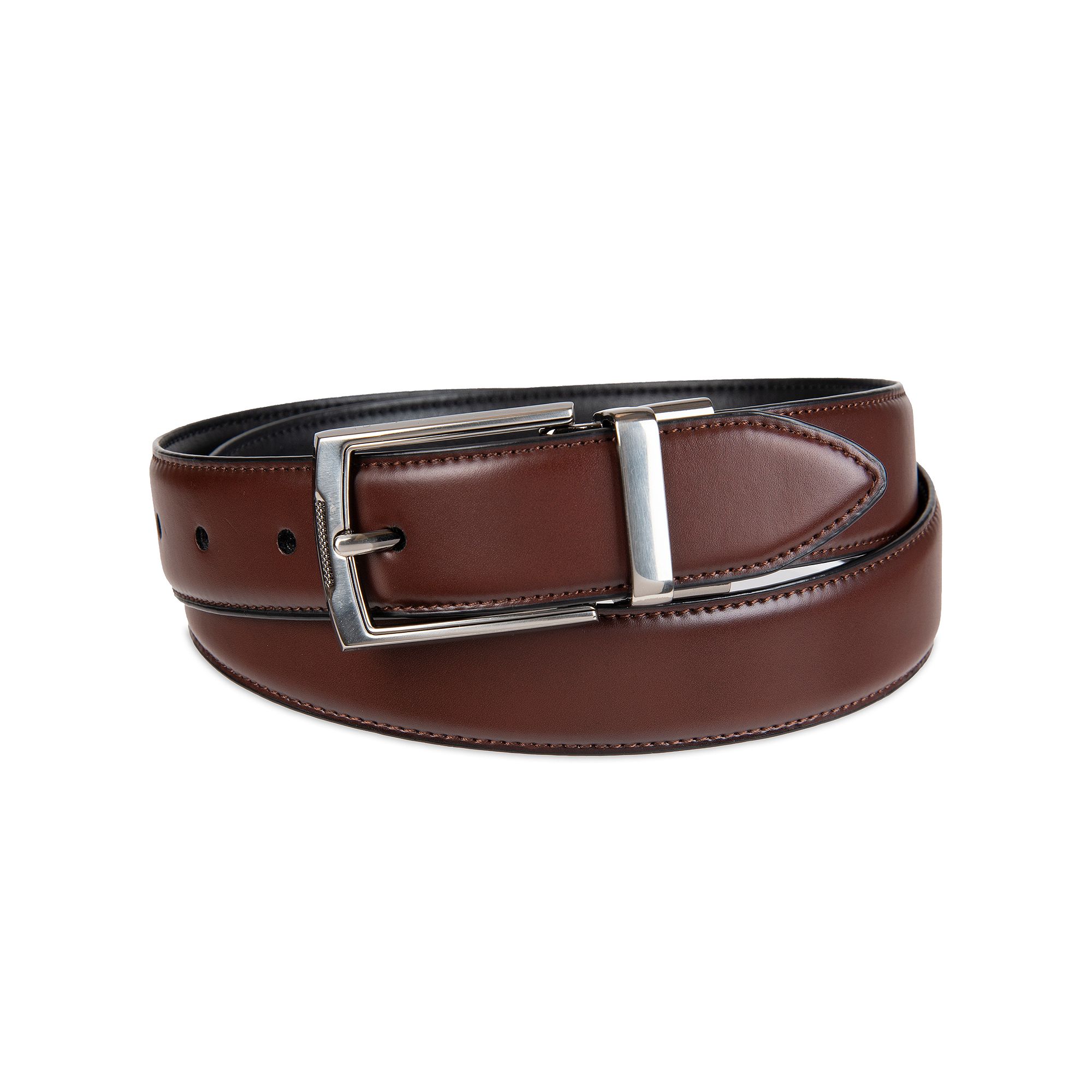 Mens Sonoma Goods For Life® Reversible Textured Buckle Dress Belt, Size: 