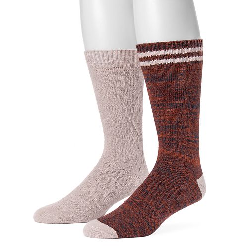 Men's MUK LUKS 2pack Yarn Boot Socks