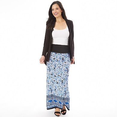 Women's Apt. 9® Print Column Maxi Skirt