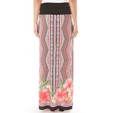 Women's Apt. 9® Print Column Maxi Skirt