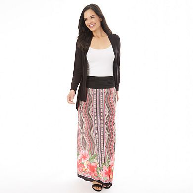 Women's Apt. 9® Print Column Maxi Skirt