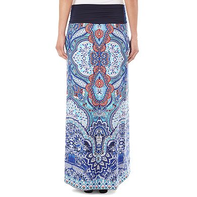 Women's Apt. 9® Print Column Maxi Skirt