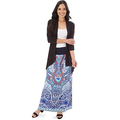 Women's Apt. 9® Print Column Maxi Skirt