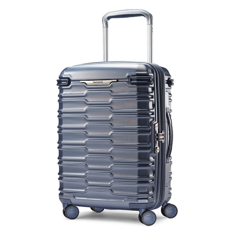 Samsonite Stryde Glider 20-Inch Hardside Carry-On Spinner Luggage, Blue, 20
