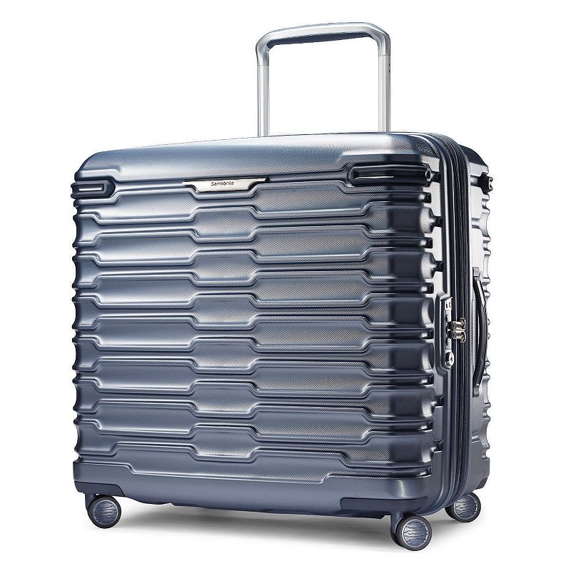 Samsonite Stryde Glider Hardside Spinner Luggage, Blue, 22 CARRYON