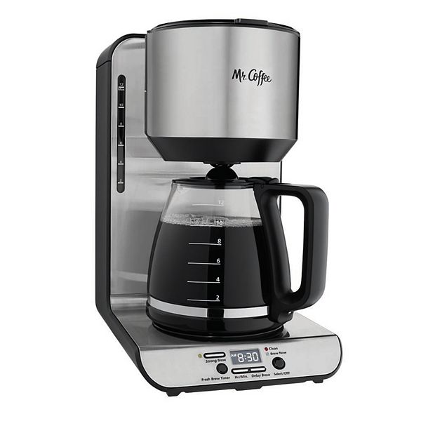 Mr. Coffee 12-Cup Coffee Maker Black/Stainless Steel BVMC-ABX39 - Best Buy
