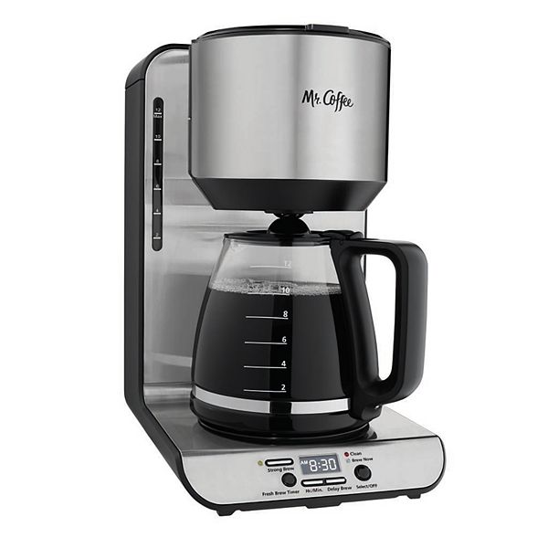 Mr. Coffee 12-cup Programmable Coffee Maker - Black/stainless Steel : Target