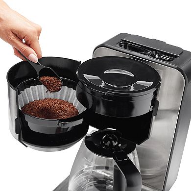 Mr. Coffee 12-Cup Stainless Steel Programmable Coffee Maker