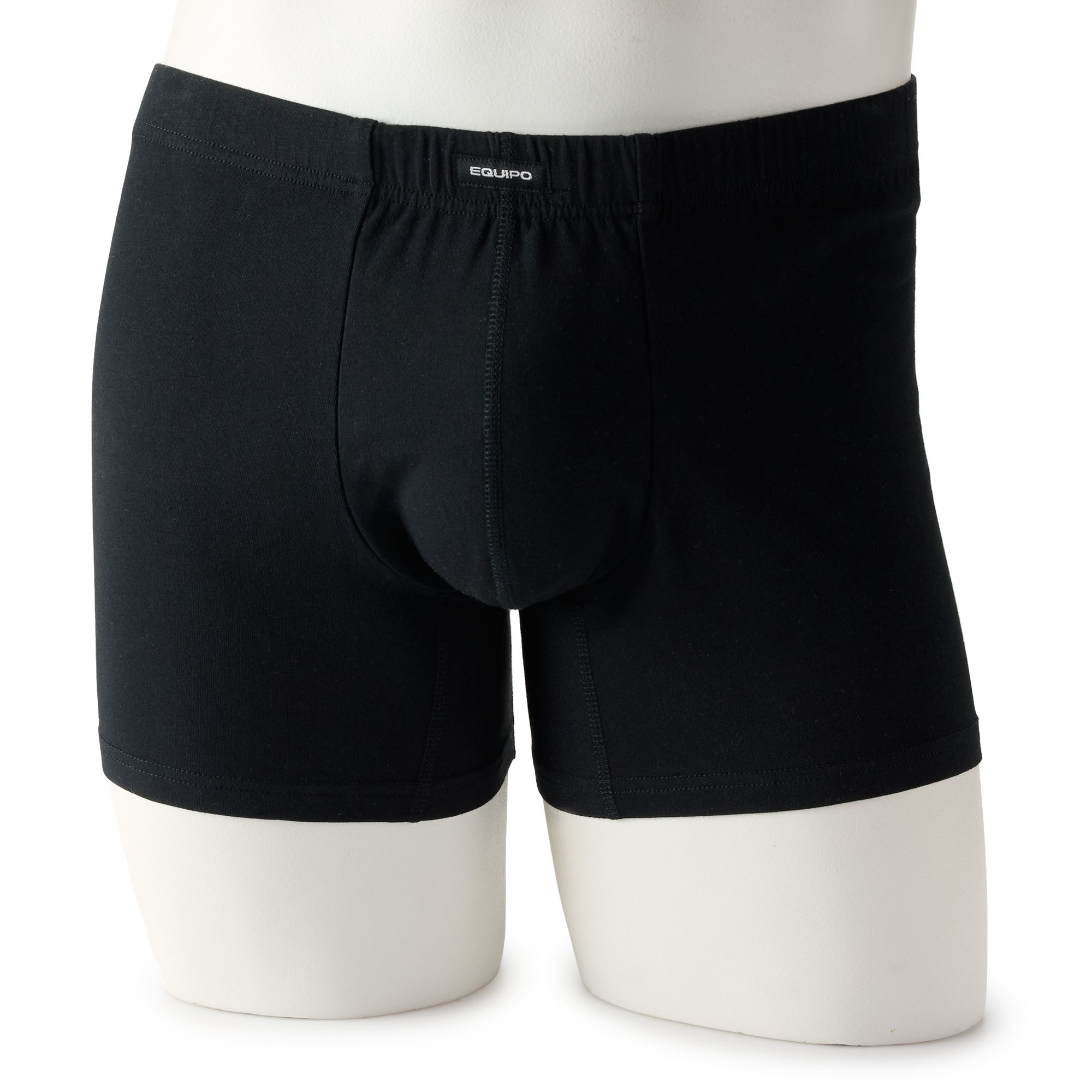 Mens Equipo 3-pack Solid Trunks, Size: Small, Black
