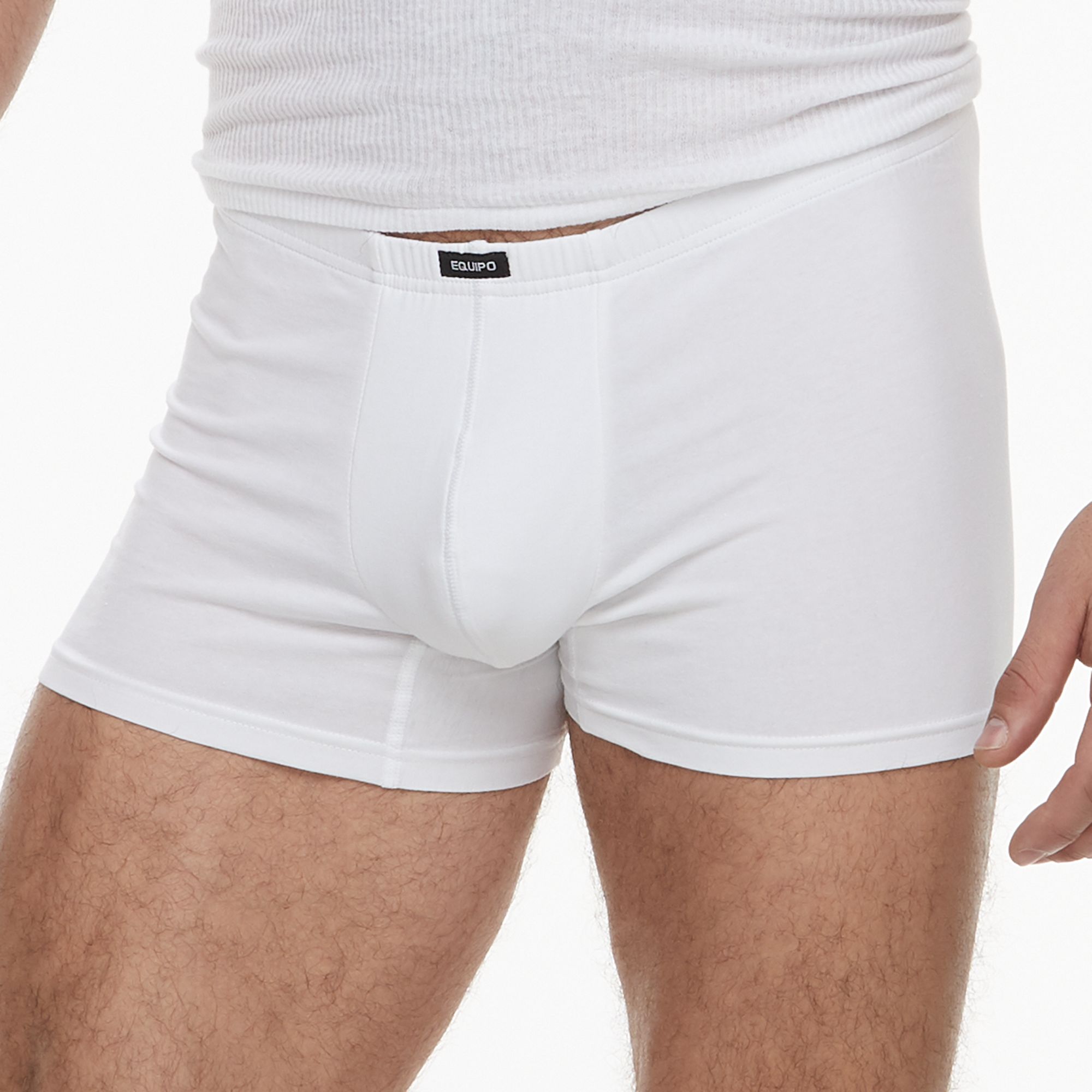 Mens Equipo 3-pack Solid Trunks, Size: Small, White