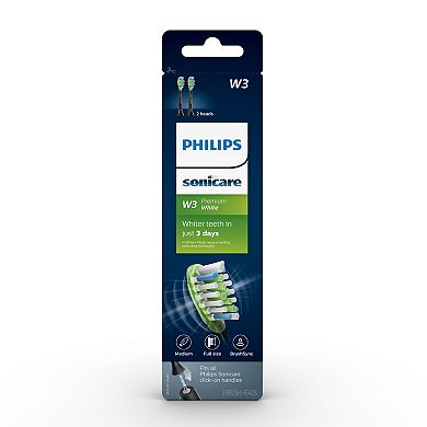 Philips Sonicare Premium White Replacement Toothbrush Heads Smart Recognition 2-pk.