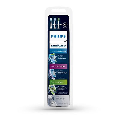 Philips Sonicare Replacement Toothbrush Heads Smart Recognition Variety 3-pk. Pack