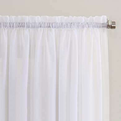 Sonoma Goods For Life® Sheer Voile Rod Pocket 2-pack Window Curtains