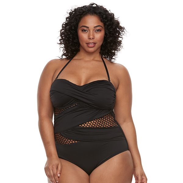 Kohls plus hot sale bathing suits