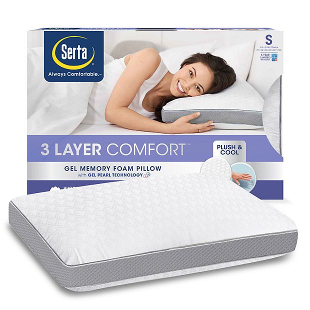 Serta 3 layer comfort pillow sales king size