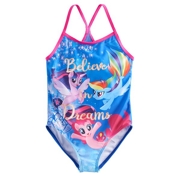 Girls 4 6x My Little Pony Believe In Dreams One Piece Swimsuit