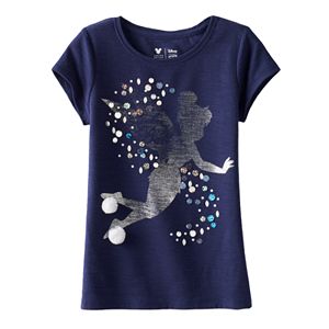 Disney's Peter Pan Girls 4-7 Tinkerbell Sequin Tee by Jumping Beans®