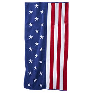 Celebrate Summer Together US American Flag Beach Towel